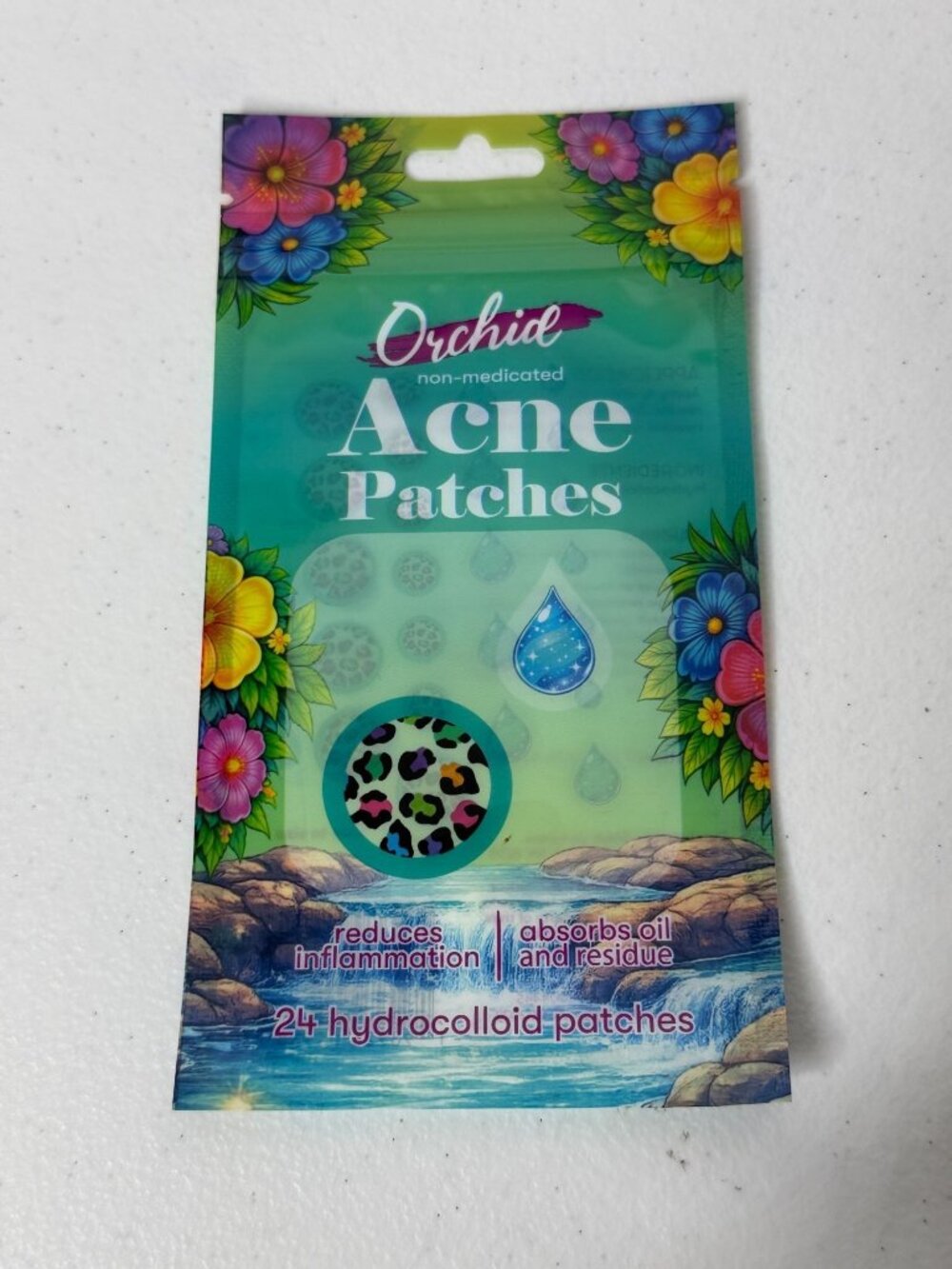 Orchid Acne Patches 24 Ct Leopard Hydrocolloid Cute Kawaii